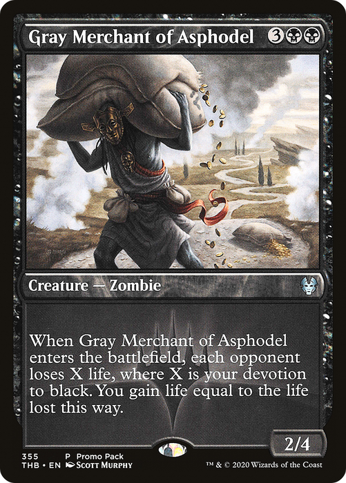 Gray Merchant of Asphodel (PPTHB-355) - uncommon - Foil