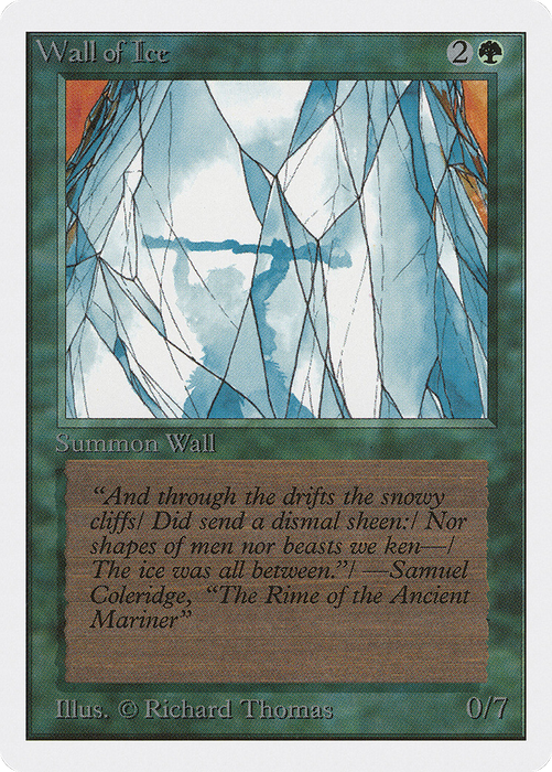 Wall of Ice (2ED-225) - uncommon