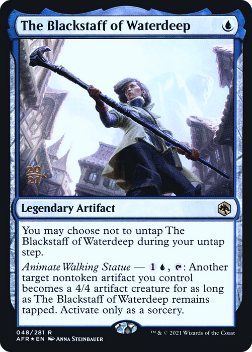 The Blackstaff of Waterdeep (PRE-48S) - rare - Foil