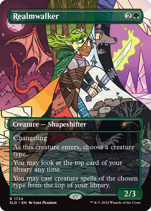 Realmwalker (SLD-1724) - rare (Borderless) - Foil