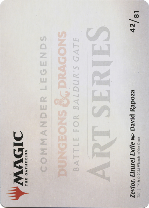 Zevlor, Elturel Exile // Zevlor, Elturel Exile (ACLB-042) - common (Borderless)