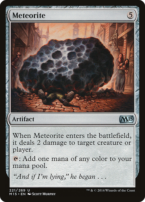 Meteorite (M15-221) - uncommon