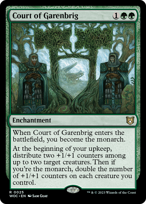 Court of Garenbrig (WOC-025) - rare - Foil