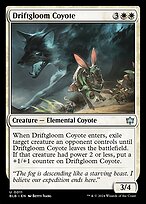 Driftgloom Coyote (BLB-011) - uncommon - Foil