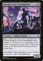 Herald of the Dreadhorde (WAR-093) - common