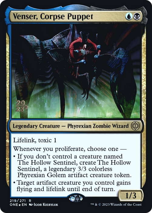 Venser, Corpse Puppet (PRE-219S) - rare - Foil