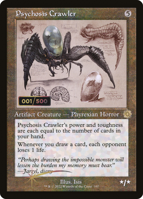 Psychosis Crawler (BRR-107Z) - rare - Foil