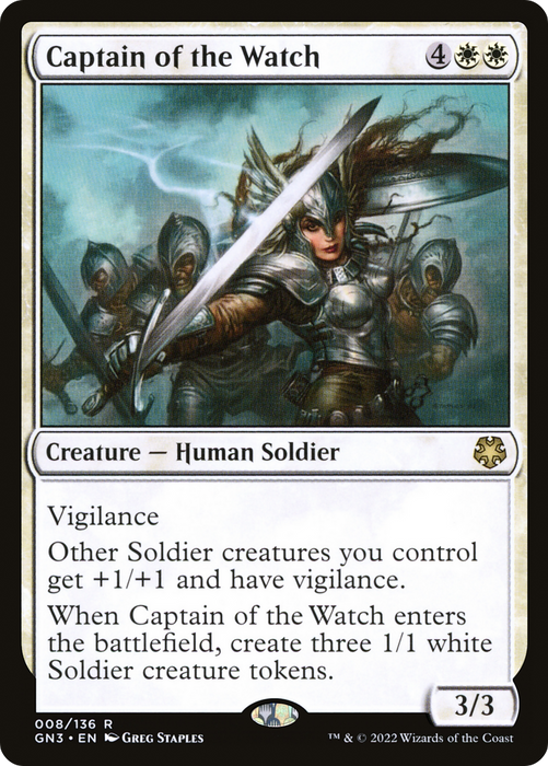 Captain of the Watch (GN3-008) - rare