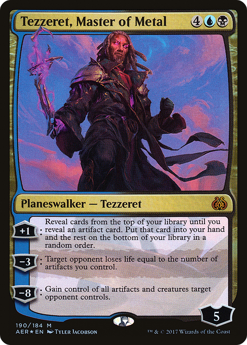 Tezzeret, Master of Metal (AER-190) - mythic - Foil