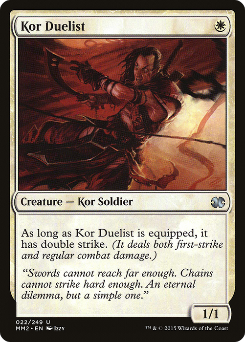 Kor Duelist (MM2-022) - uncommon