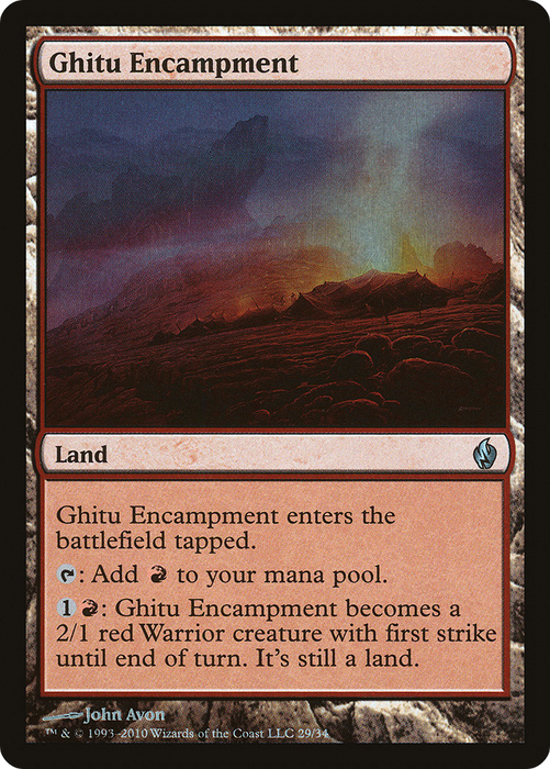 Ghitu Encampment (PD2-029) - uncommon - Foil