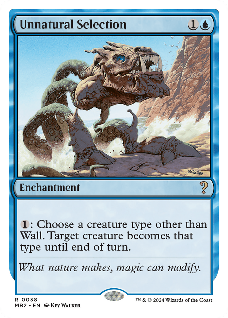 Unnatural Selection (MB2-038) - rare