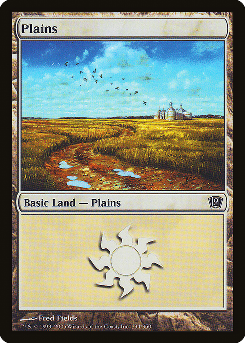 Plains (9ED-334★) - common - Foil