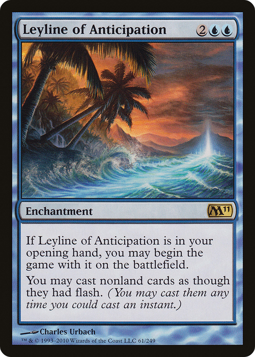 Leyline of Anticipation (M11-061) - rare - Foil