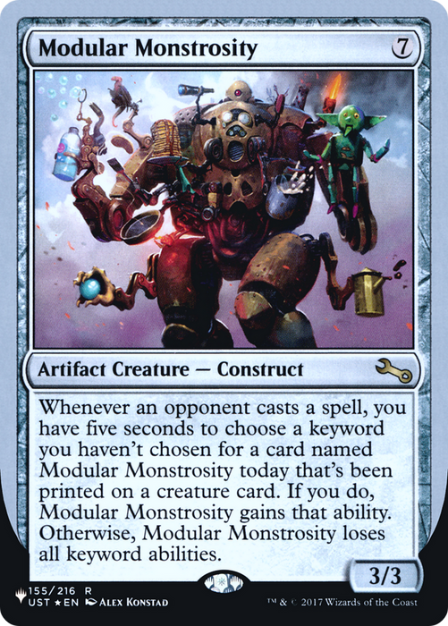 Modular Monstrosity (LIST-059) - rare - Foil
