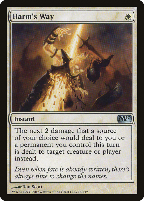 Harm's Way (M10-014) - uncommon - Foil