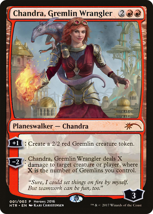 Chandra, Gremlin Wrangler (UMP-001) - mythic