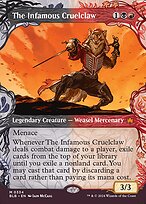 The Infamous Cruelclaw (BLB-334) - mythic: (Showcase) (Borderless)