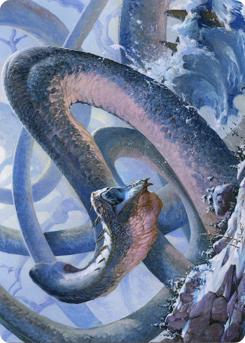 Koma, Cosmos Serpent // Koma, Cosmos Serpent (AKHM-060) - common (Borderless) - Foil