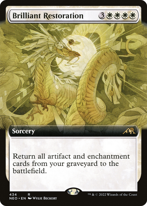 Brilliant Restoration (NEO-434) - rare: (Extended Art) - Foil