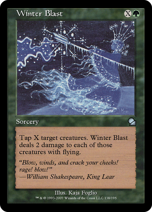 Winter Blast (ME1-138) - uncommon - Foil