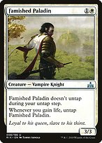 Famished Paladin (RIX-008) - uncommon - Foil