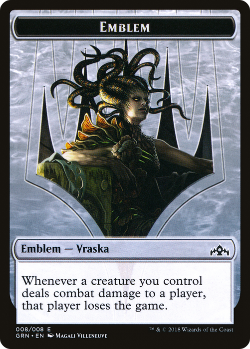 Vraska, Golgari Queen Emblem (GRN-008) - common