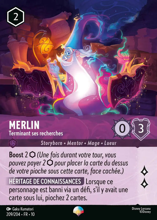 Merlin - Terminant ses recherches (Épique) (209/204) - LDLP - Épique - Holofoil