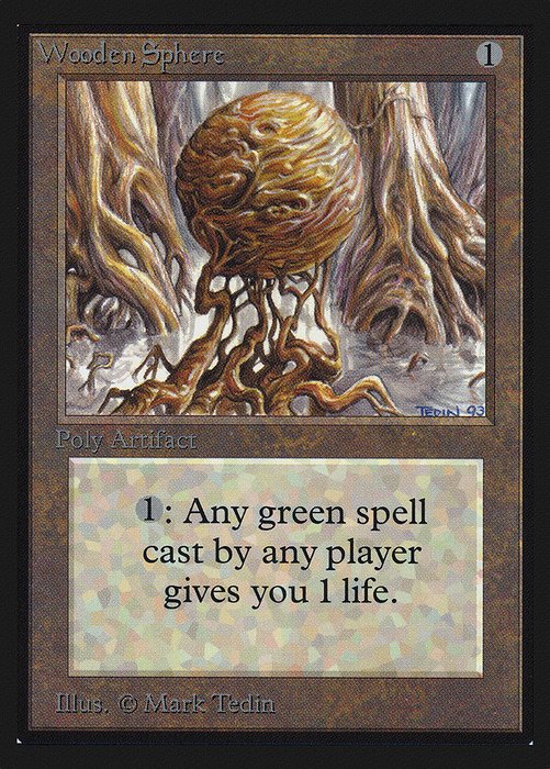 Wooden Sphere (CED-277) - uncommon