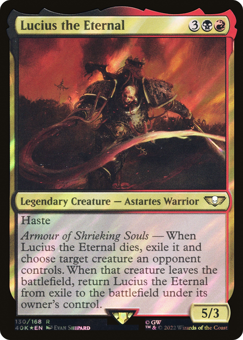 Lucius the Eternal (40K-130★) - rare - Foil