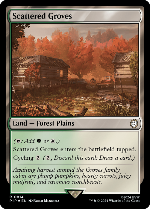 Scattered Groves (PIP-814) - rare - Foil