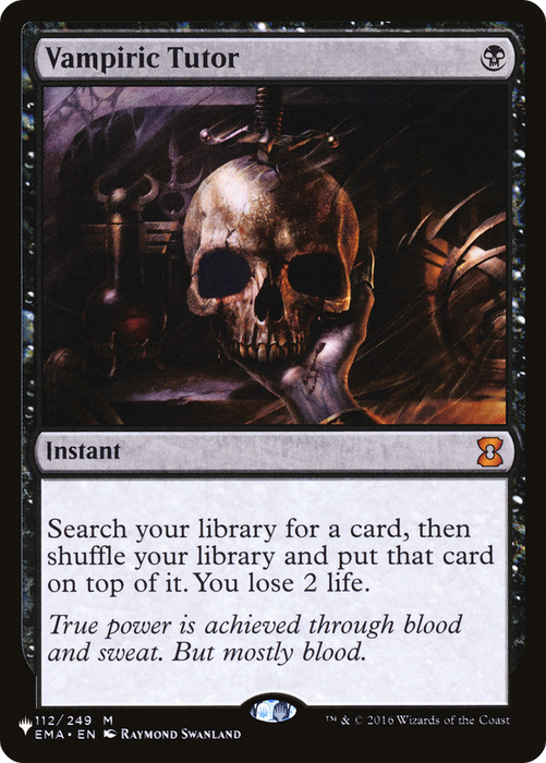 Vampiric Tutor (LIST-EMA-112) - mythic