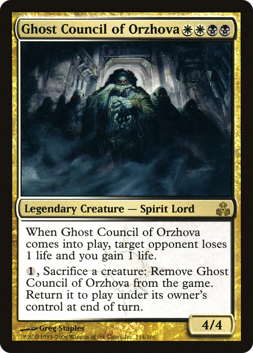 Ghost Council of Orzhova (GPT-114) - rare