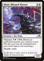 Blade-Blizzard Kitsune (NEO-005) - uncommon