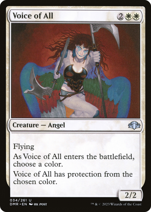 Voice of All (DMR-034) - uncommon - Foil