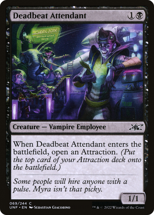 Deadbeat Attendant (UNF-069) - common