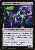Deadbeat Attendant (UNF-069) - common - Foil
