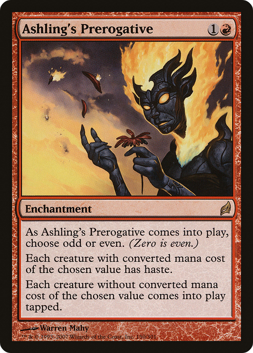 Ashling's Prerogative (LRW-150) - rare