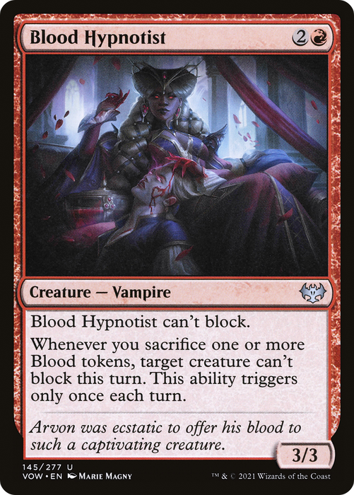 Blood Hypnotist (VOW-145) - uncommon - Foil