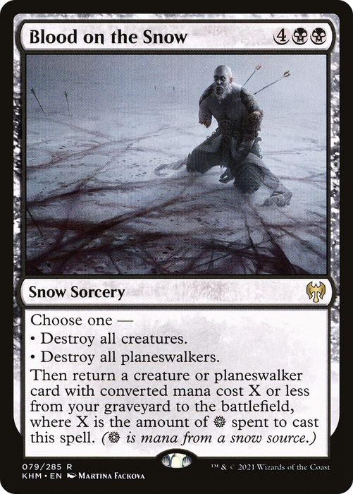 Blood on the Snow (KHM-079) - rare: (snow)