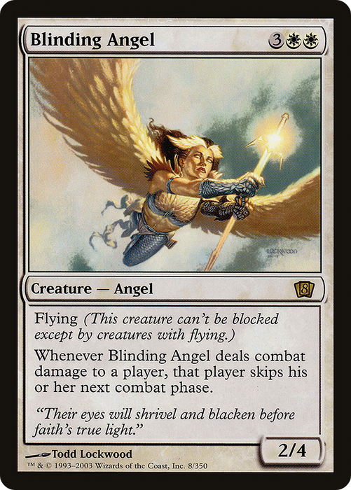 Blinding Angel (8ED-08★) - rare - Foil