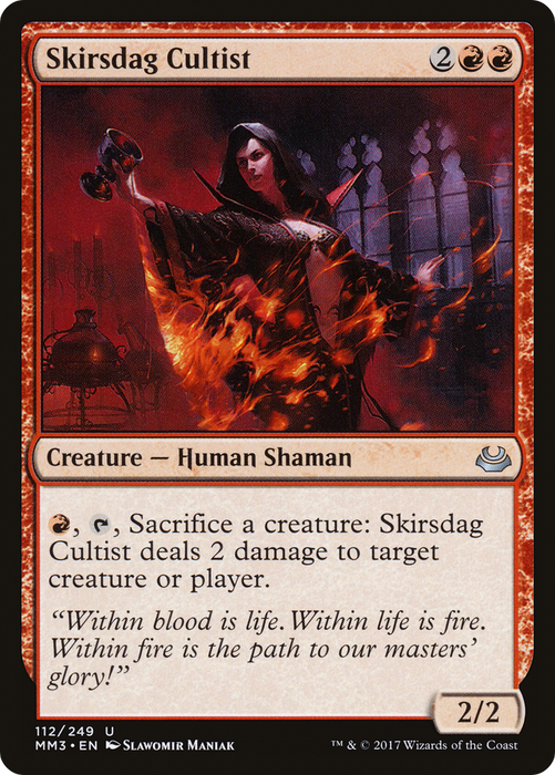 Skirsdag Cultist (MM3-112) - uncommon