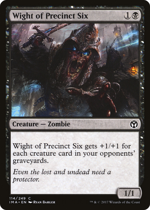 Wight of Precinct Six (IMA-114) - common - Foil