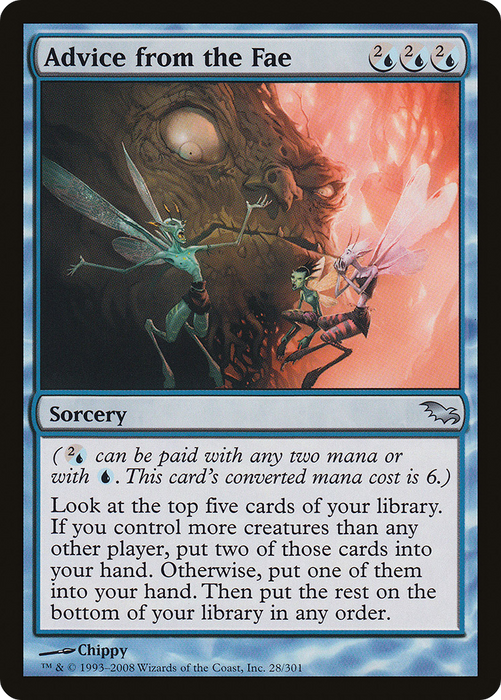 Advice from the Fae (SHM-028) - uncommon - Foil