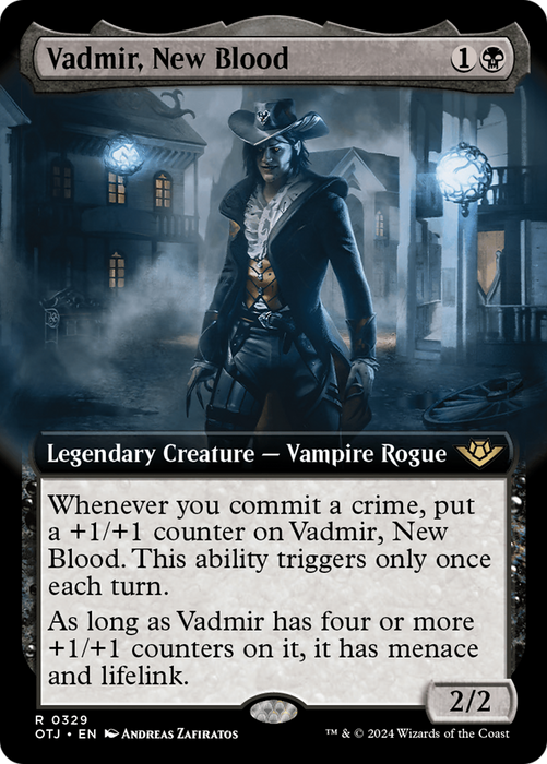 Vadmir, New Blood (OTJ-329) - rare: (Extended Art)
