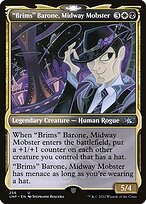 "Brims" Barone, Midway Mobster (UNF-256) - uncommon: (Showcase) - Foil