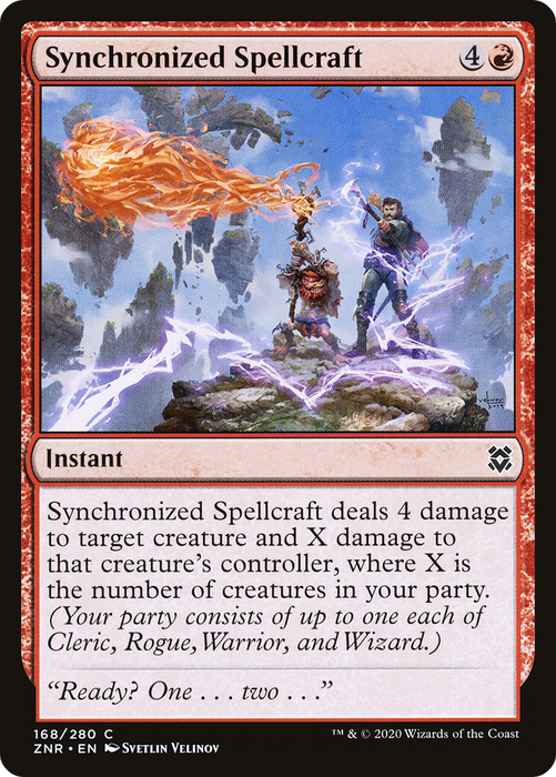 Synchronized Spellcraft (ZNR-168) - common