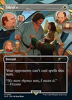 Silence (SLD-1445) - rare (Borderless) - Foil