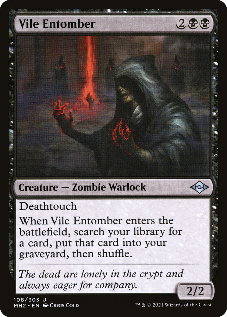 Vile Entomber (MH2-108) - uncommon - Foil