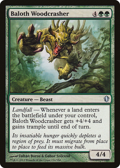Baloth Woodcrasher (C13-136) - uncommon